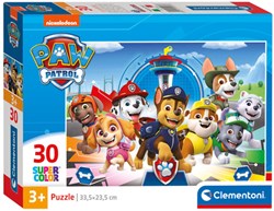 Clementoni Puzzle Paw Patrol - 30 Teile - Buntes Kinderpuzzle für Fans