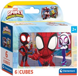 Clementoni Blockpuzzle Spidey and his Amazing Friends - 6 Teile - nachhaltiges Spielzeug