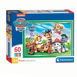 Clementoni Puzzle PAW Patrol 60 Teile - Kinderpuzzle aus Karton