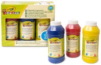 Crayola Fingerfarben Set - Grundfarben - 3 Flaschen à 237 ml