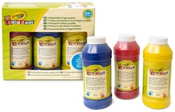 Crayola Fingerfarben Set - Grundfarben - 3 Flaschen à 237 ml