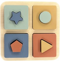 Atan Holzformenpuzzle pädagogisches Spielzeug bunt-2