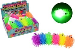Johntoy Spielzeug Raupe mit Licht 12 cm - interaktives Kinderspielzeug
