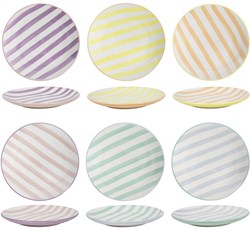 Frühstücksteller Kunststoff Kindergeschirr 2-Tone Ø19cm mehrfarbig