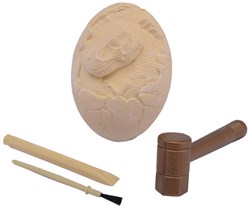 Ausgeschnittenes Dino-Ei-Fossil 24517