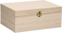 Hobbygroep Holz Aufbewahrungsbox mit Klappdeckel 23x16,9x10 cm-3
