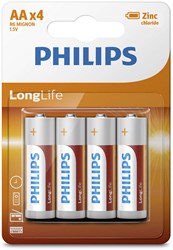 Philips AA Batterien - 4 Stück Alkaline Penlite für Spielzeug