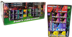 Twisk Kinderfeuerwerk Paket Flash Box mit Bengalfeuer und Fontänen
