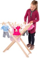 Playwood Holz Trockenständer Spielzeug für Puppenkleidung - klappbar-2
