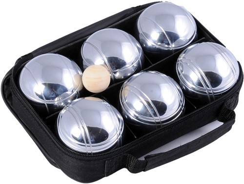 HOT Sports + Toys Jeu de Boules 6 bals nylon tas 2x3 720gr