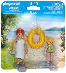 Playmobil Wasserpark Badegäste Spielfigur Set - DuoPack 70690