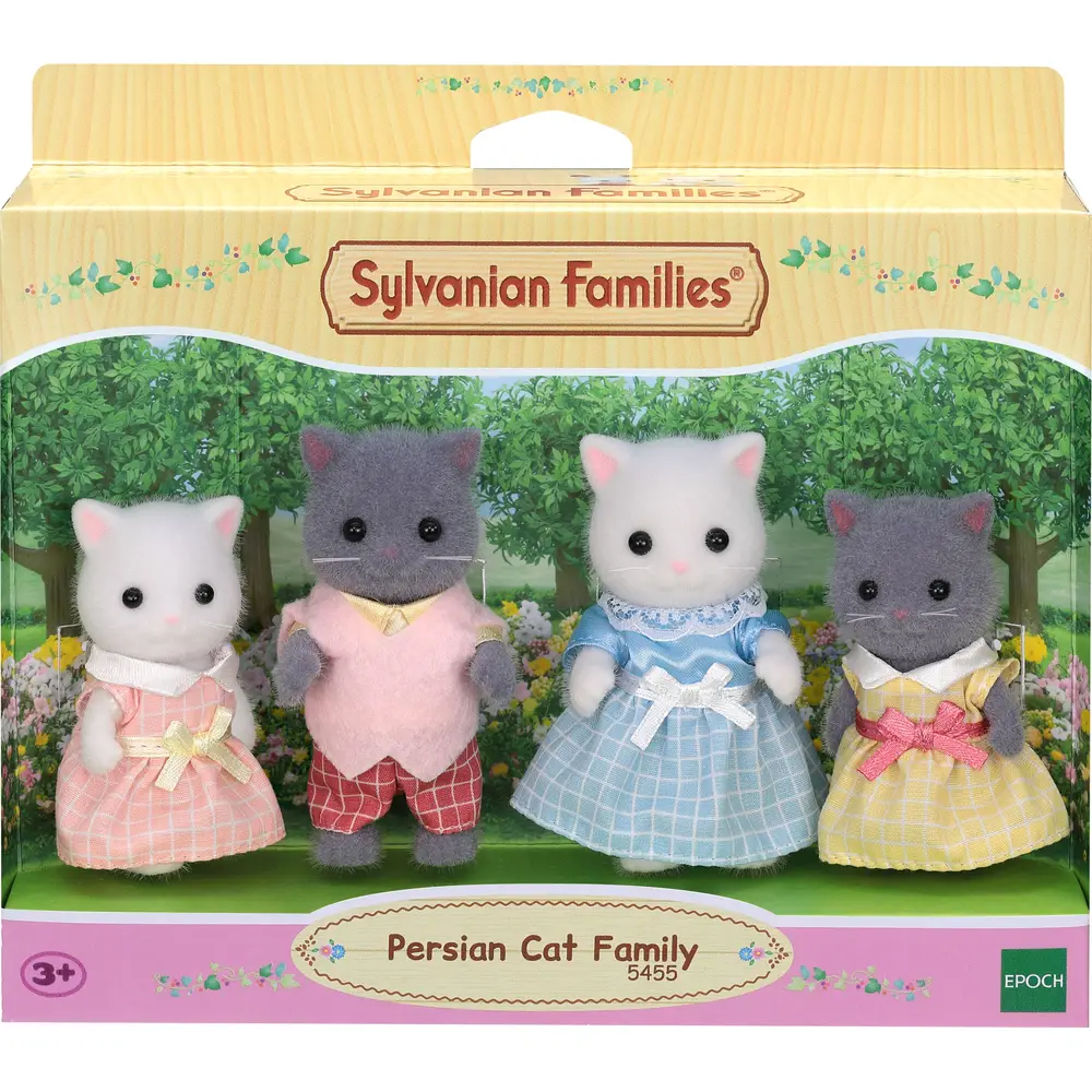 Sylvanian Families Perserkatzen Familie Puppenhaus Figuren Set 5455