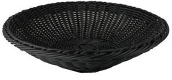 Westmark Brotkorb Kunststoff schwarz - runder Aufbewahrungskorb 38 cm