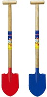 HOT Sports + Toys Spielzeug Schaufel mit Holzstiel und Metallspitze 60 cm