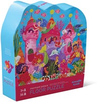 Crocodile Creek Bodenpuzzle Meerjungfrau Palast 36 Teile Karton