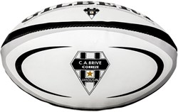 Gilbert Rugbyball Club Replica Ball Größe 5 schwarz mehrfarbig
