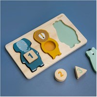 Trixie Holz Zählpuzzle Lernspielzeug Baby und Kleinkind-3