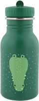 Trixie Trinkflasche Edelstahl 350ml - Mr. Crocodile - kinderfreundliche Wasserflasche grün