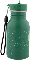 Trixie Trinkflasche Edelstahl 350ml - Mr. Crocodile - kinderfreundliche Wasserflasche grün-2