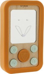 Trixie Houten Siliconen Baby Telefoon  - Mr. Fox