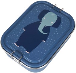 Trixie Lunchbox groß - Mrs. Elephant - Edelstahl Brotdose für Kinder