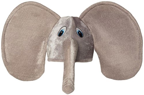 Boland - Elefanten Hut - Tierkostüm Accessoire für Erwachsene - Karneval