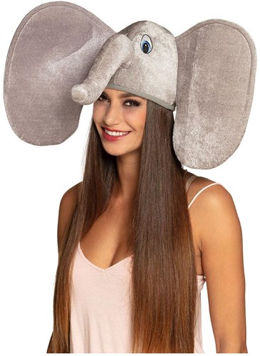 Boland - Elefanten Hut - Tierkostüm Accessoire für Erwachsene - Karneval-2