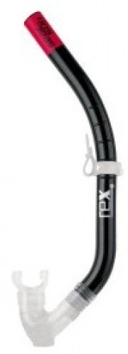 Seac-Sub Snorkel Rex zwart/trans.mond.m.klep Seac