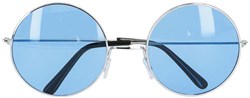 Boland Partybrille Hippie XL blau - Festival Accessoire Flower Power