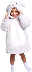 Noxxiez Hoodie Kuscheltrui Kaninchen Kinder 3-6 Jahre Fleece warm