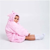 Noxxiez Hoodie Einhorn Kuschelpullover für Kinder 3-6 Jahre Fleece-2