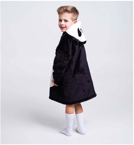 Noxxiez Panda Hoodie Kuschelpullover Fleece für Kinder 3-6 Jahre-2
