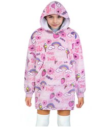 Noxxiez Kuschel Hoodie Medium Kinderpullover - Sweet Design - Fleece