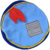 Haza Pietenmütze Sankt Nikolaus Kostüm - blau Filz - Kindergröße