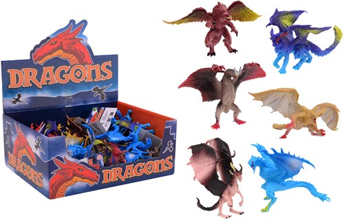 Johntoy Drachen Spielfiguren Display 12cm Fantasy Spielzeug