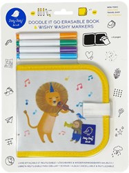 Jaq Jaq Bird Malbuch Mini Doodle It En Go Löwe mit Markern