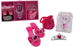 Johntoy Prinzessinnen Spielset rosa Verkleideset im Kasten für Kinder