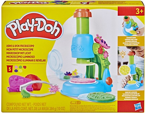 Play-Doh Mikroskop mit Licht - Knetspielset für Kinder