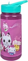 van der Meulen Gabby's Dollhouse Trinkflasche 500ml mit Strohhalm - Kinder-2