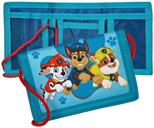 van der Meulen Paw Patrol Geldbörse blau für Kinder mit Kordel-3