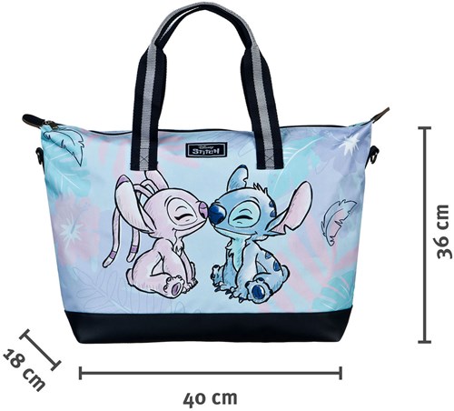 van der Meulen Stitch Wochenendtasche Kindertasche blau Multi Print-3