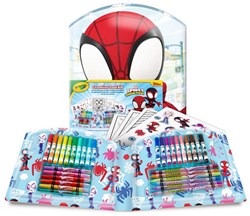 Crayola Spider-Man Malset - 40-teiliges kreatives Koffer für Kinder