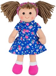 BigJigs Puppe Hollie - Stoff Babypuppe 28 cm - Kuschelpuppe