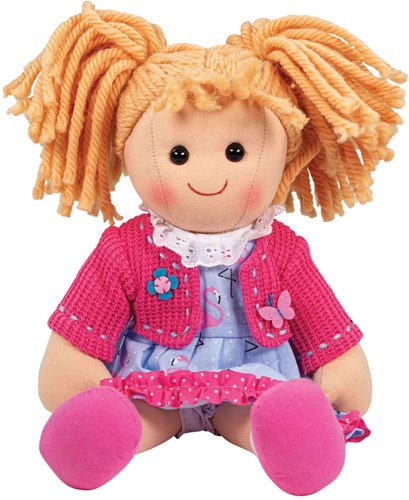 BigJigs Puppe Maggie - weiche Stoffpuppe 34 cm für Kinder-2