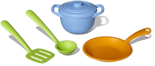 Green Toys Kochset - Nachhaltiges Küchenspielzeug für Kinder ab 2 Jahren-2