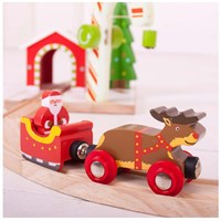 Bigjigs Weihnachtsschlitten mit Rentieren (4)-2