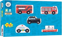 Bigjigs Wooden City Vehicles - 5 Teile