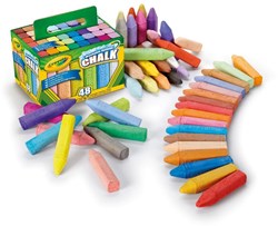 Crayola Straßenmalkreide Outdoor - 48 Stück bunter Spielspaß