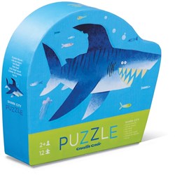 Crocodile Creek Mini-Puzzle Hai - 12 Teile