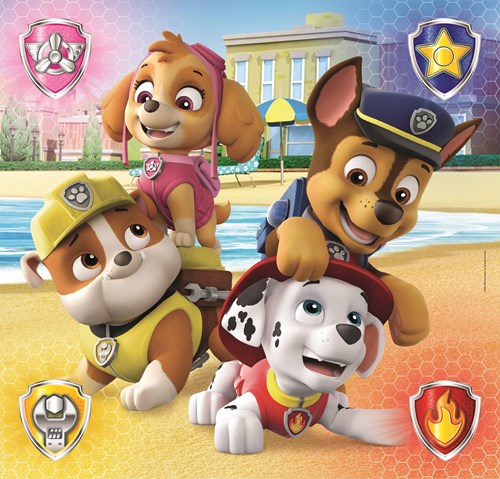 Clementoni Legpuzzel Super Color Vierkant PAW Patrol, 3x48st.-2